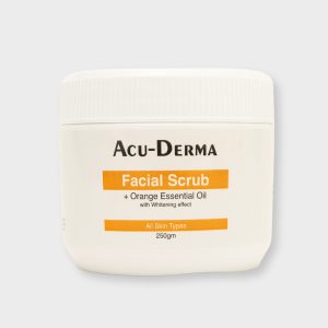 Acu-Derma Facial Scrub + Orange Essensial Oil 250 Gr