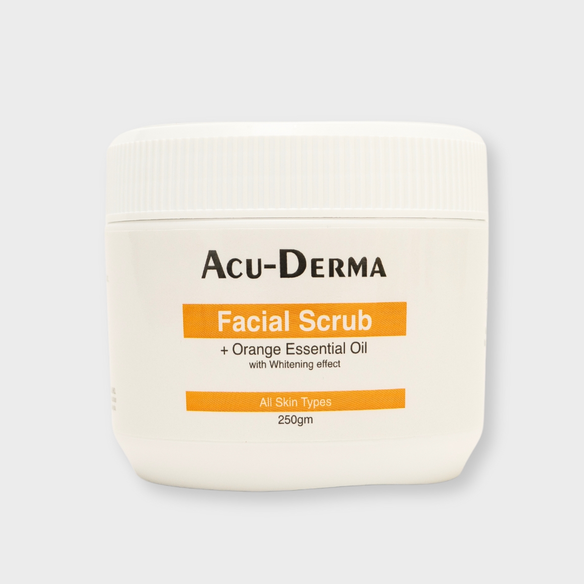 Acu-Derma Facial Scrub + Orange Essensial Oil 250 Gr