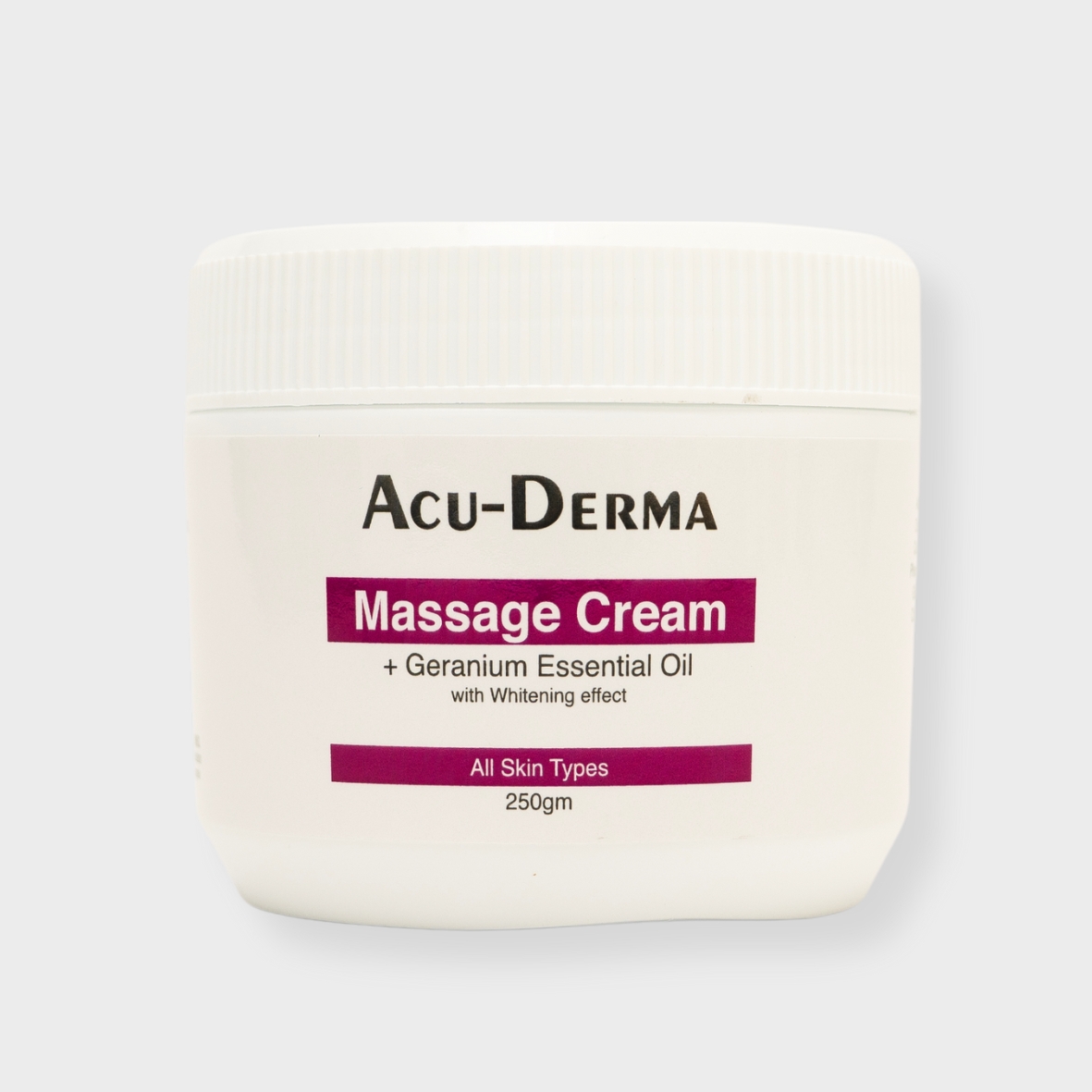 Acu-Derma Massage Cream + Geranium Essensial Oil 250 Gr